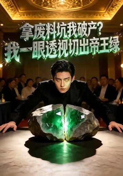 拿废料坑我破产？我一眼透视切出帝王绿
