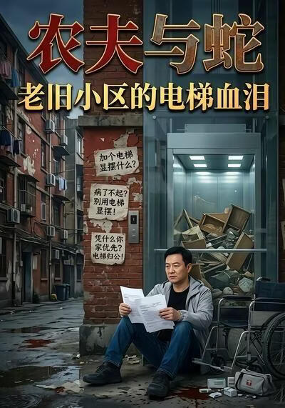 农夫与蛇，老旧小区的电梯血泪