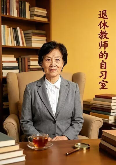 退休教师的自习室